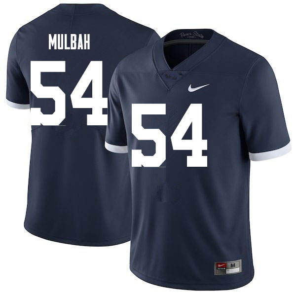 Men #54 Fatorma Mulbah Penn State Nittany Lions College Football Jerseys Sale-Throwback